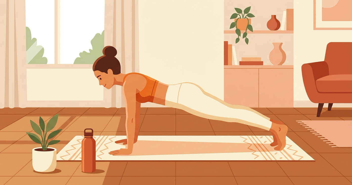 20-Minute Home Workout With No Equipment: Build Strength Anywhere